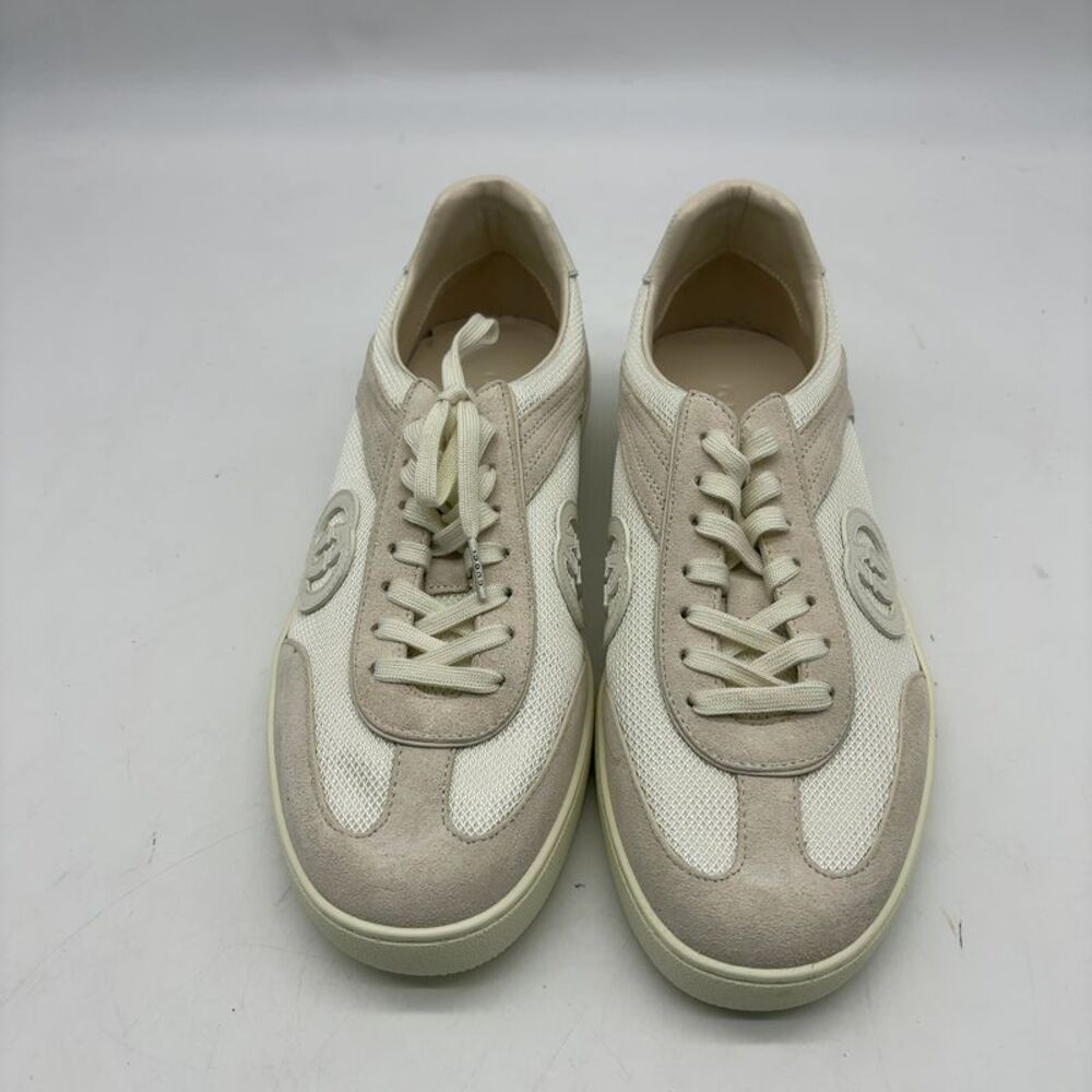 Gucci Sneakers in Cream Suede